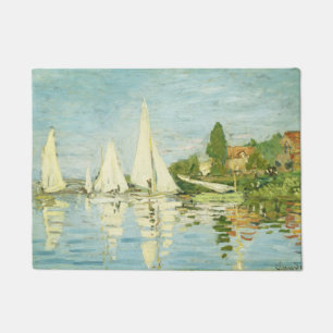 Claude Monet. Regattas at Argenteuil Doormat