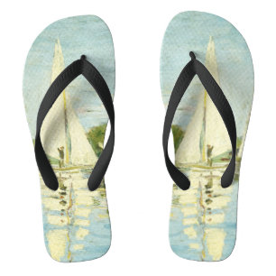Claude Monet. Regattas at Argenteuil     Flip Flops