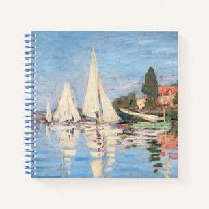 Claude Monet - Regattas at Argenteuil Notebook