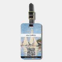 Claude Monet - Regattas at Argenteuil - QR Code