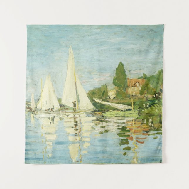 Claude Monet. Regattas at Argenteuil  Tapestry (Front)
