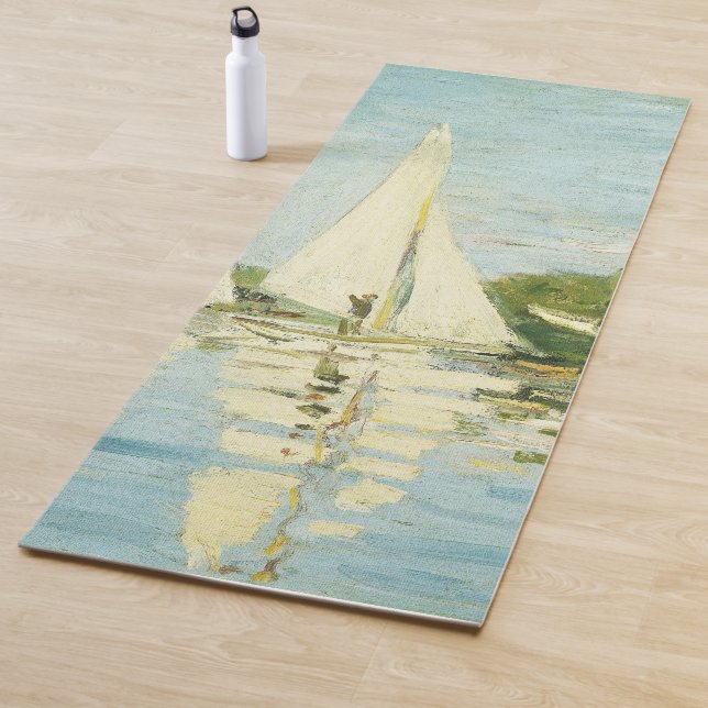 Claude Monet. Regattas at Argenteuil     Yoga Mat (In Situ)