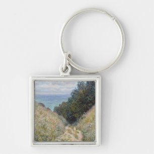 Claude Monet Road at La Cavée, Pourville Keychain