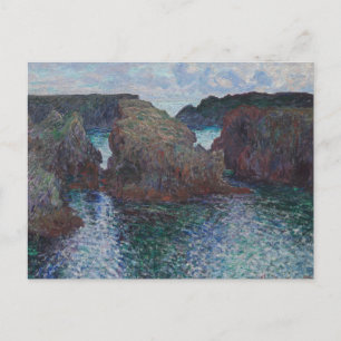 Claude Monet - Rocks at Port-Goulphar, Belle-Ile Postcard