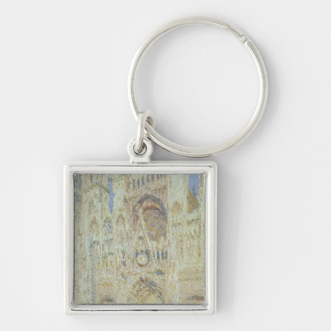 Claude Monet | Rouen Cathedral at Sunset, 1894 Keychain (Front)