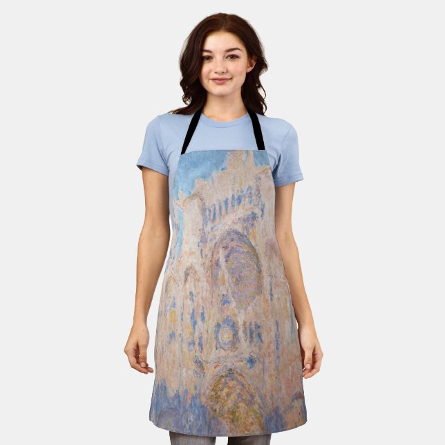 Claude Monet - Rouen Cathedral at sunset Apron (Worn)