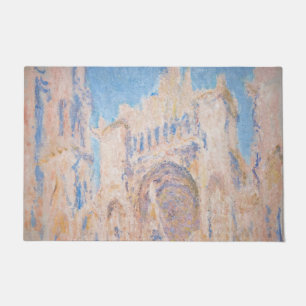 Claude Monet - Rouen Cathedral at sunset Doormat
