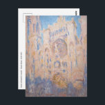 Claude Monet - Rouen Cathedral at sunset Postcard<br><div class="desc">Rouen Cathedral at sunset / Cathedrale de Rouen en fin de journee by Claude Monet in 1892-1893</div>
