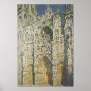 Claude Monet   Rouen Cathedral in Full Sunlight Poster