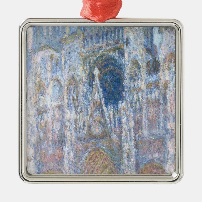 Claude Monet | Rouen Cathedral Metal Ornament (Front)