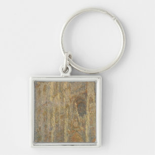 Claude Monet Rouen Cathedral, Midday, 1894 Keychain