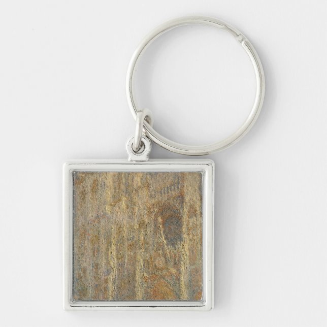 Claude Monet | Rouen Cathedral, Midday, 1894 Keychain (Front)