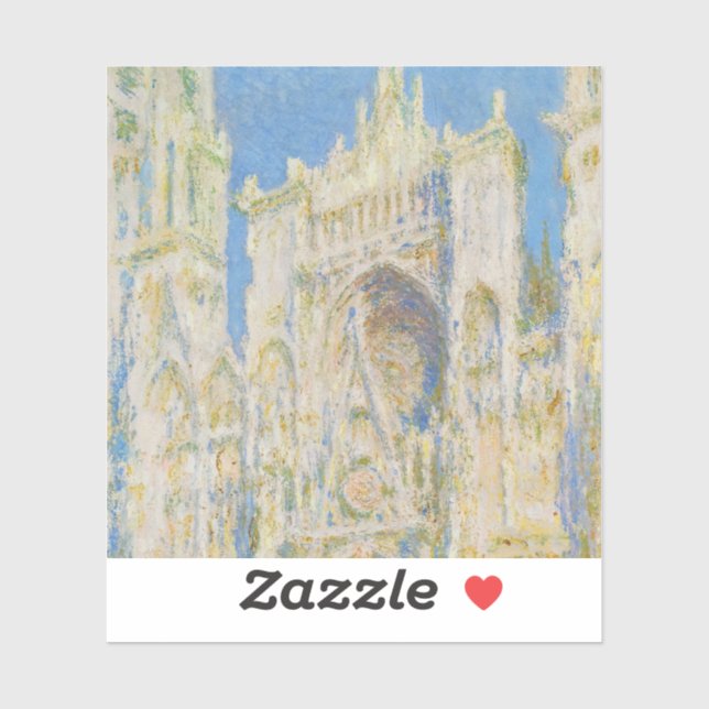 Claude Monet Rouen Cathedral Portal Morning Light (Sheet)