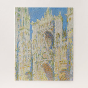 Claude Monet Rouen Cathedral Portal Morning Light Jigsaw Puzzle
