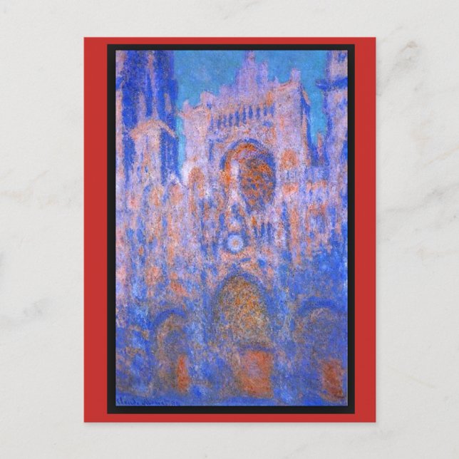 Claude Monet, Rouen Cathedral, Symphony Postcard (Front)
