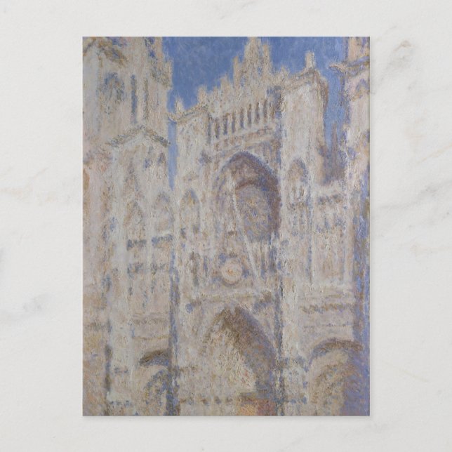 Claude Monet | Rouen Cathedral The Portal Sunlight Postcard (Front)