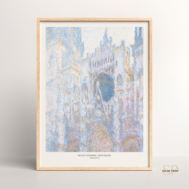 Claude Monet Rouen Cathedral West Facade Art Print (Creator Uploaded)