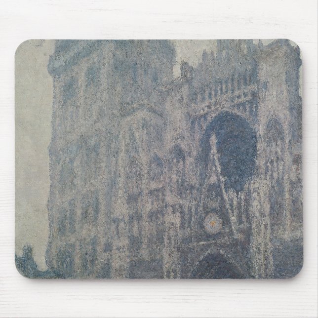 Claude Monet | Rouen Cathedral, West Portal Mouse Pad (Front)