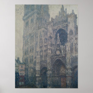 Claude Monet   Rouen Cathedral, West Portal Poster