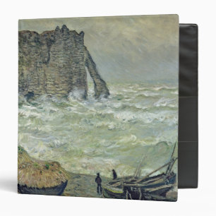 Claude Monet Rough Sea at Etretat, 1883 Binder