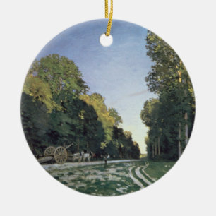 Claude Monet   Route de Chailly, Fontainebleau Ceramic Ornament