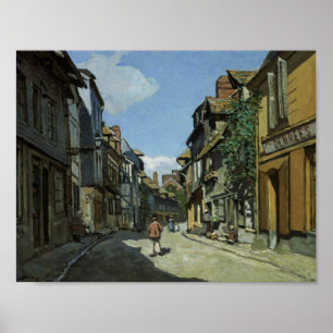 Claude Monet - Rue de la Bavole, Honfleur Poster