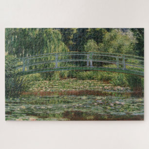 Claude Monet’s Japanese Bridge and Water Lily Pond Jigsaw Puzzle