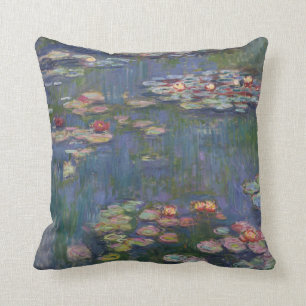 Claude Monet’s Water Lilies Throw Pillow