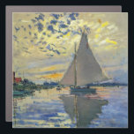 Claude Monet - Sailboat at Le Petit-Gennevilliers<br><div class="desc">Sailboat at Le Petit-Gennevilliers / Voilier au Petit-Gennevilliers - Claude Monet,  1874</div>