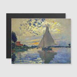 Claude Monet - Sailboat at Le Petit-Gennevilliers
