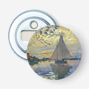 Claude Monet - Sailboat at Le Petit-Gennevilliers Bottle Opener
