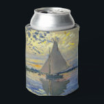 Claude Monet - Sailboat at Le Petit-Gennevilliers Can Cooler<br><div class="desc">Sailboat at Le Petit-Gennevilliers / Voilier au Petit-Gennevilliers - Claude Monet,  1874</div>