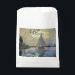 Claude Monet - Sailboat at Le Petit-Gennevilliers Favour Bag<br><div class="desc">Sailboat at Le Petit-Gennevilliers / Voilier au Petit-Gennevilliers - Claude Monet,  1874</div>