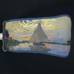 Claude Monet - Sailboat at Le Petit-Gennevilliers Golf Head Cover<br><div class="desc">Sailboat at Le Petit-Gennevilliers / Voilier au Petit-Gennevilliers - Claude Monet,  1874</div>