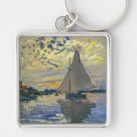 Claude Monet - Sailboat at Le Petit-Gennevilliers