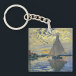 Claude Monet - Sailboat at Le Petit-Gennevilliers Keychain<br><div class="desc">Sailboat at Le Petit-Gennevilliers / Voilier au Petit-Gennevilliers - Claude Monet,  1874</div>