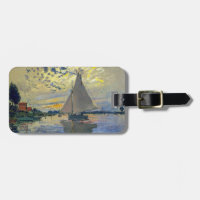 Claude Monet - Sailboat at Le Petit-Gennevilliers