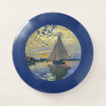 Claude Monet - Sailboat at Le Petit-Gennevilliers Wham-O Frisbee<br><div class="desc">Sailboat at Le Petit-Gennevilliers / Voilier au Petit-Gennevilliers - Claude Monet,  1874</div>