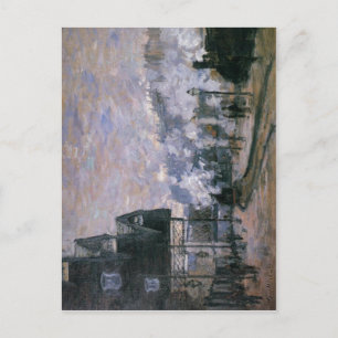 Claude Monet Saint-Lazare Station, the Western Reg Postcard