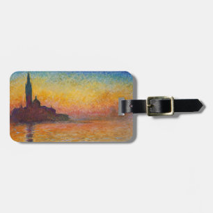 Claude Monet - San Giorgio Maggiore at Dusk Luggage Tag