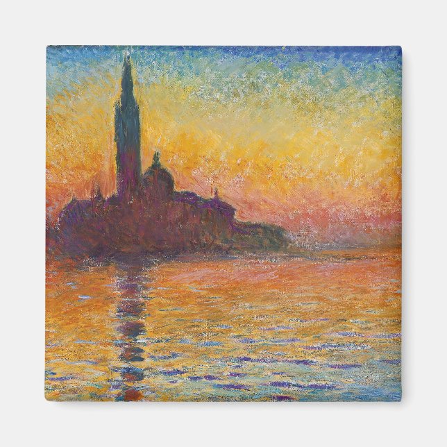 Claude Monet - San Giorgio Maggiore at Dusk Magnet (Front)