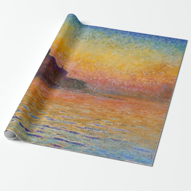 Claude Monet - San Giorgio Maggiore at Dusk Wrapping Paper (Unrolled)