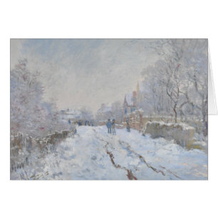 Claude Monet - Scène de neige à Argenteuil