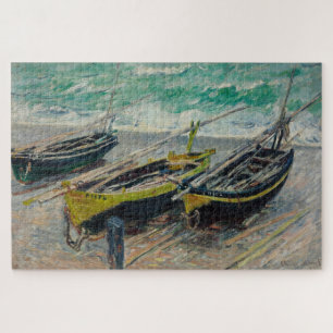 Claude Monet Seascape – Three Fishing Boats Jigsaw Puzzle
