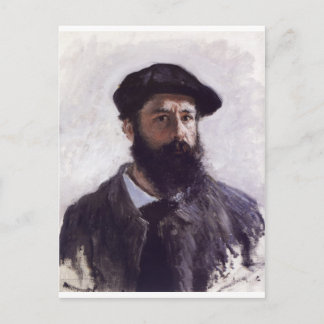 Claude Monet - Self-portrait in Beret 1886 Postcard