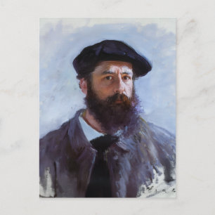 Claude Monet, Self-Portrait with a Beret, Postcard
