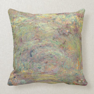 Claude Monet   Shaded Path Throw Pillow