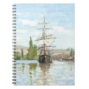 Claude Monet. Ships Riding on the Seine at Rouen Notebook