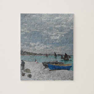 Claude Monet Sky Clouds Boats Ships Sea Ocean Jigsaw Puzzle