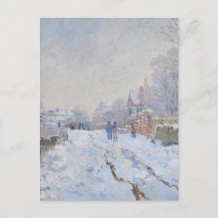 Claude Monet // Snow at Argenteuil Postcard